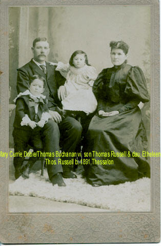 Family of Mary Currie Dobie and Thomas Buchanan