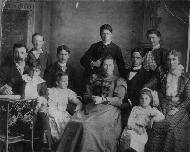 Family of James Barnes Dobie and Mary Caroline Lobb