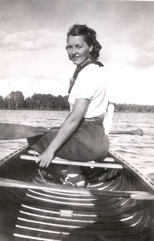 Margaret (Carlson) Dobie, Silver Islet, 1938