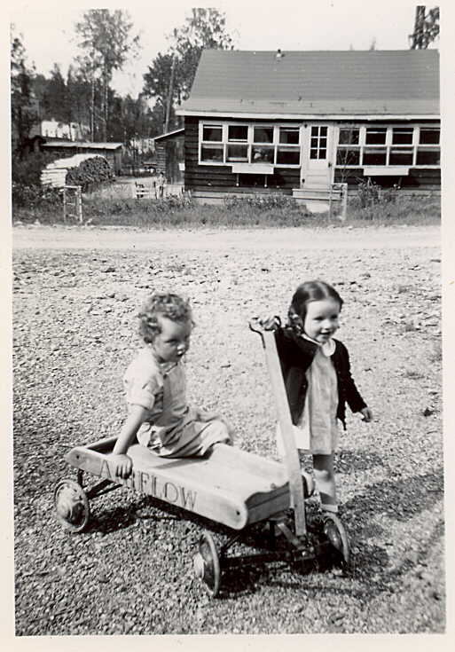 Kit Dobie and Ann Cox, Virginiatown, Ontario.