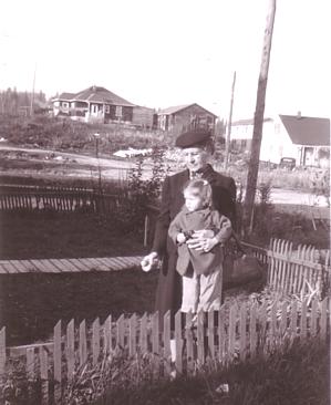 Anna Long Carlson and Dora Dobie, Kearns, Ontario.