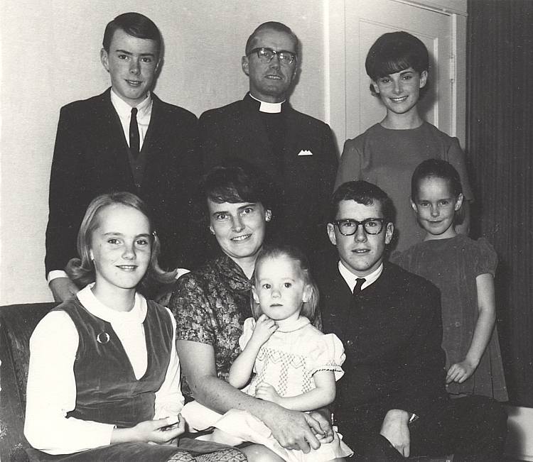 Family of George and Helen Dobie, Christmas, 1965.