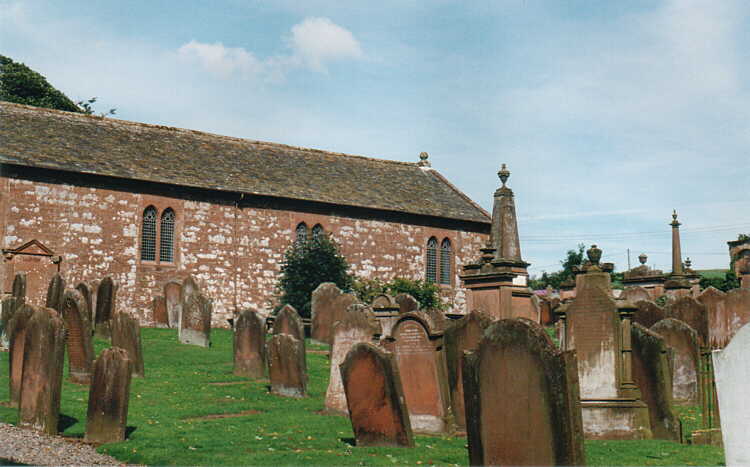 Tinwald church and graveyard.